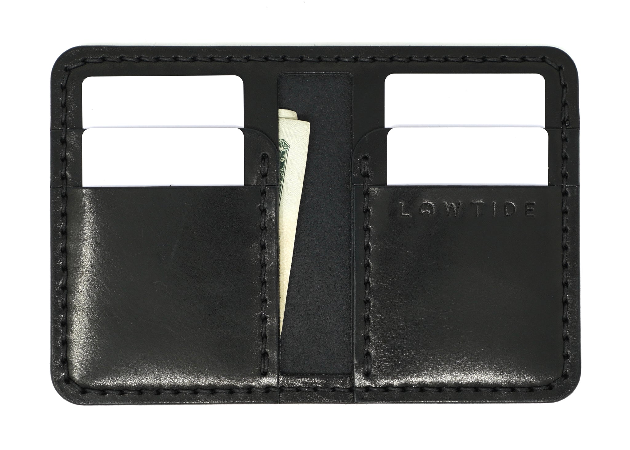 Black Newport 6 Pocket Bifold