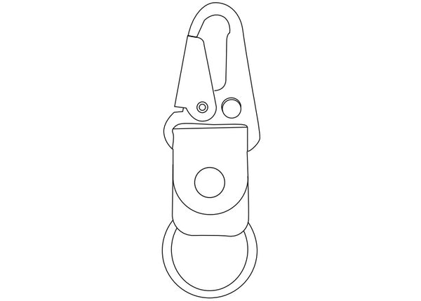 Key Clip Digital Template - Low Tide Leather